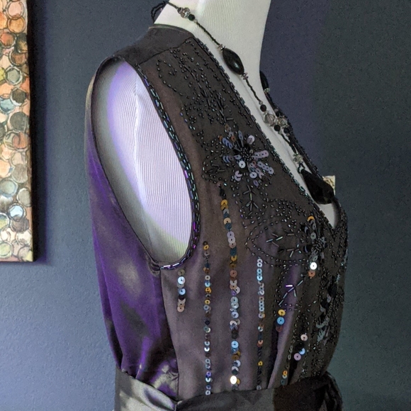 Flying Tomato satin and sequin dress - Picture 8 of 9